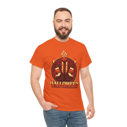 Halloween Is My Religion Unisex Heavy Cotton Tee