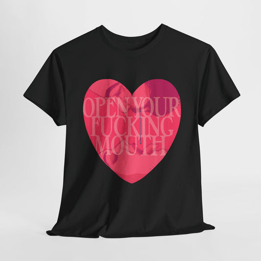 Open Your Mouth Unisex Heavy Cotton Tee