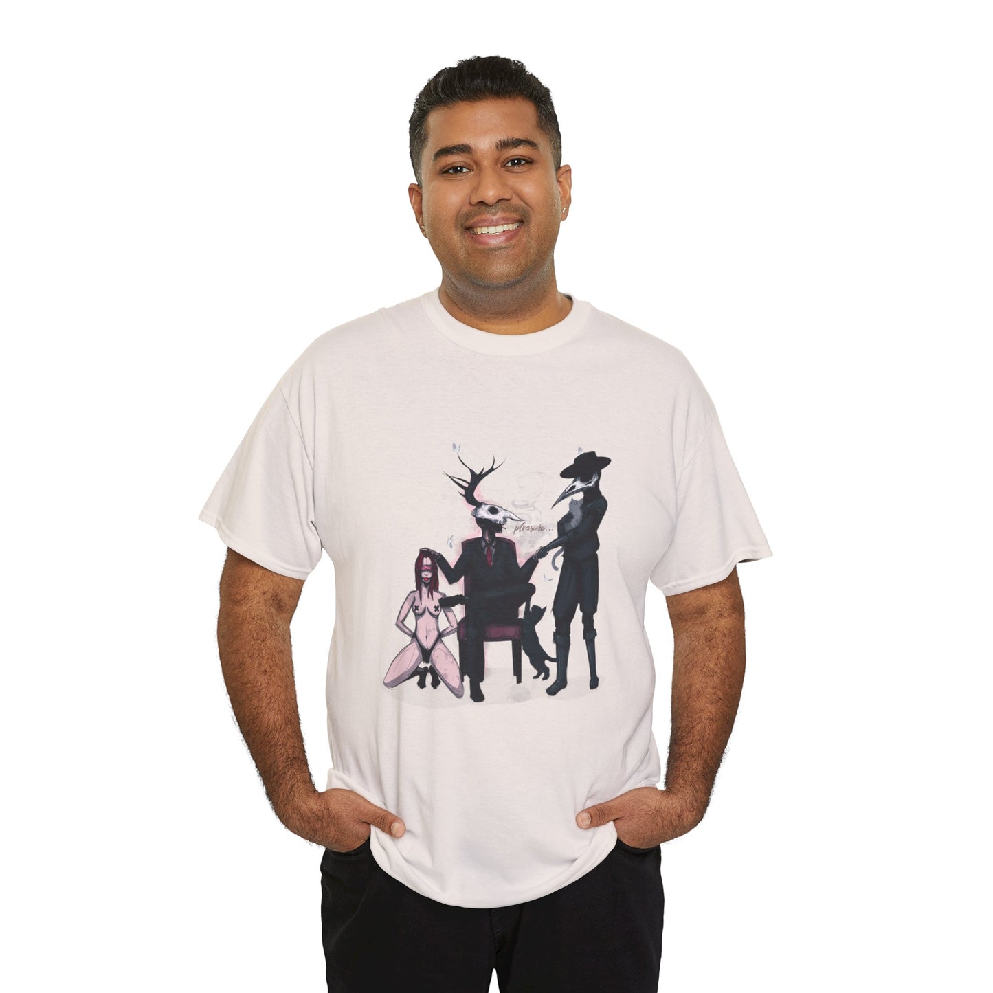 Deer Daddy / Nocturnal Unisex Heavy Cotton Tee