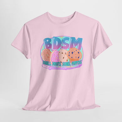 Bagels Donuts Scones Muffins Unisex Heavy Cotton Tee