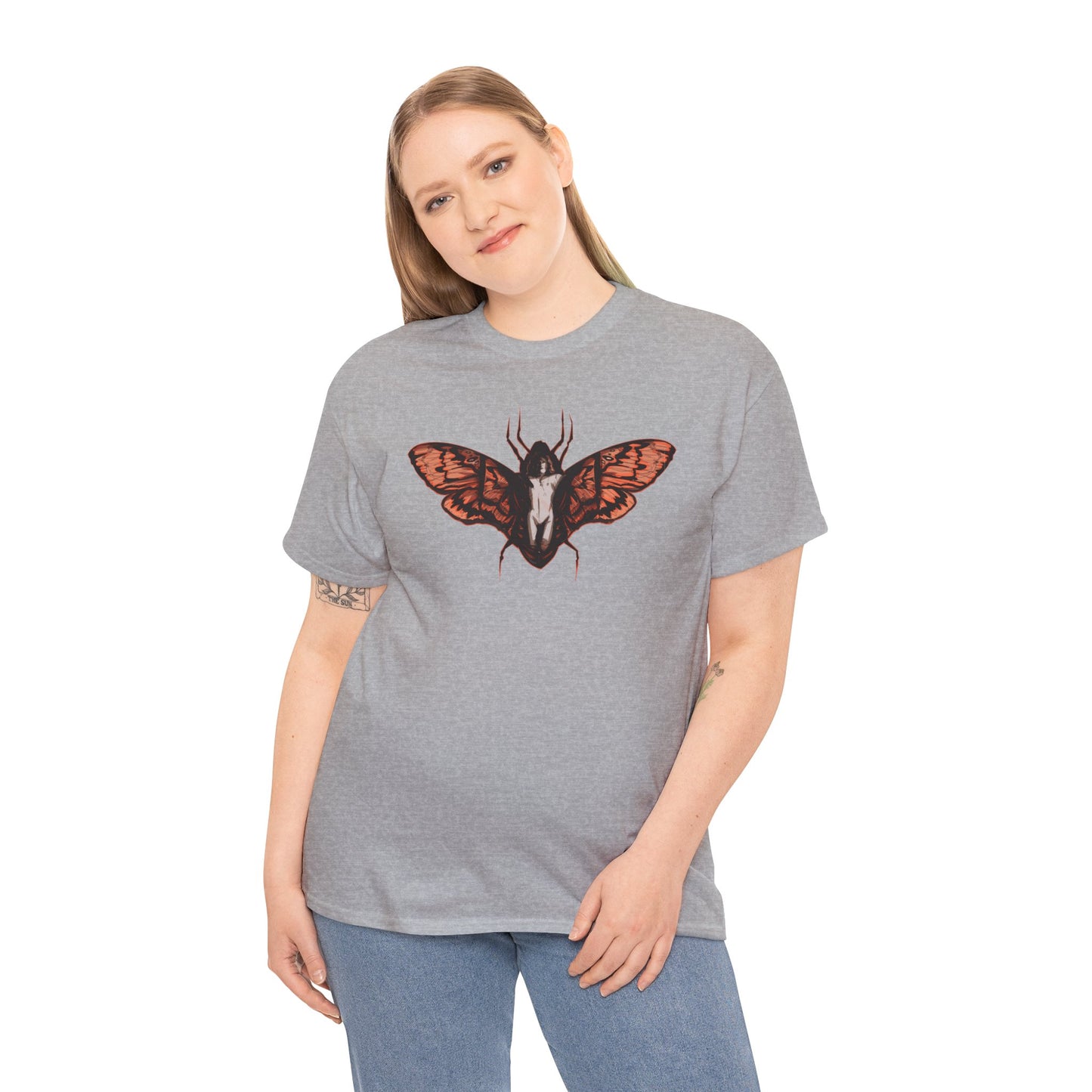 Death Moth Unisex Heavy Cotton Tee