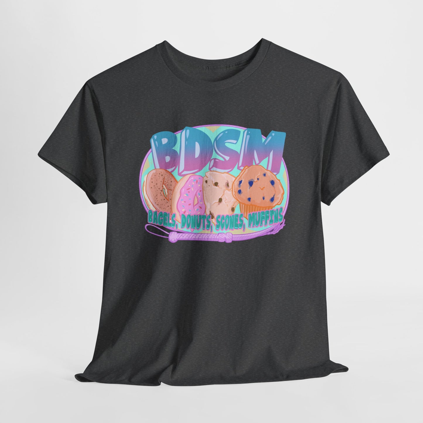 Bagels Donuts Scones Muffins Unisex Heavy Cotton Tee