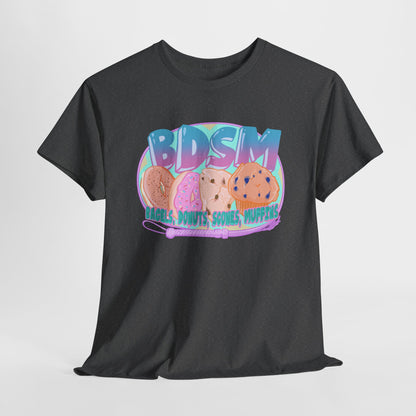Bagels Donuts Scones Muffins Unisex Heavy Cotton Tee