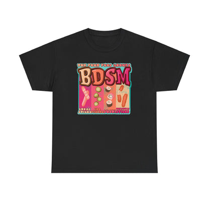 Four Food Groups Unisex Heavy Cotton Tee