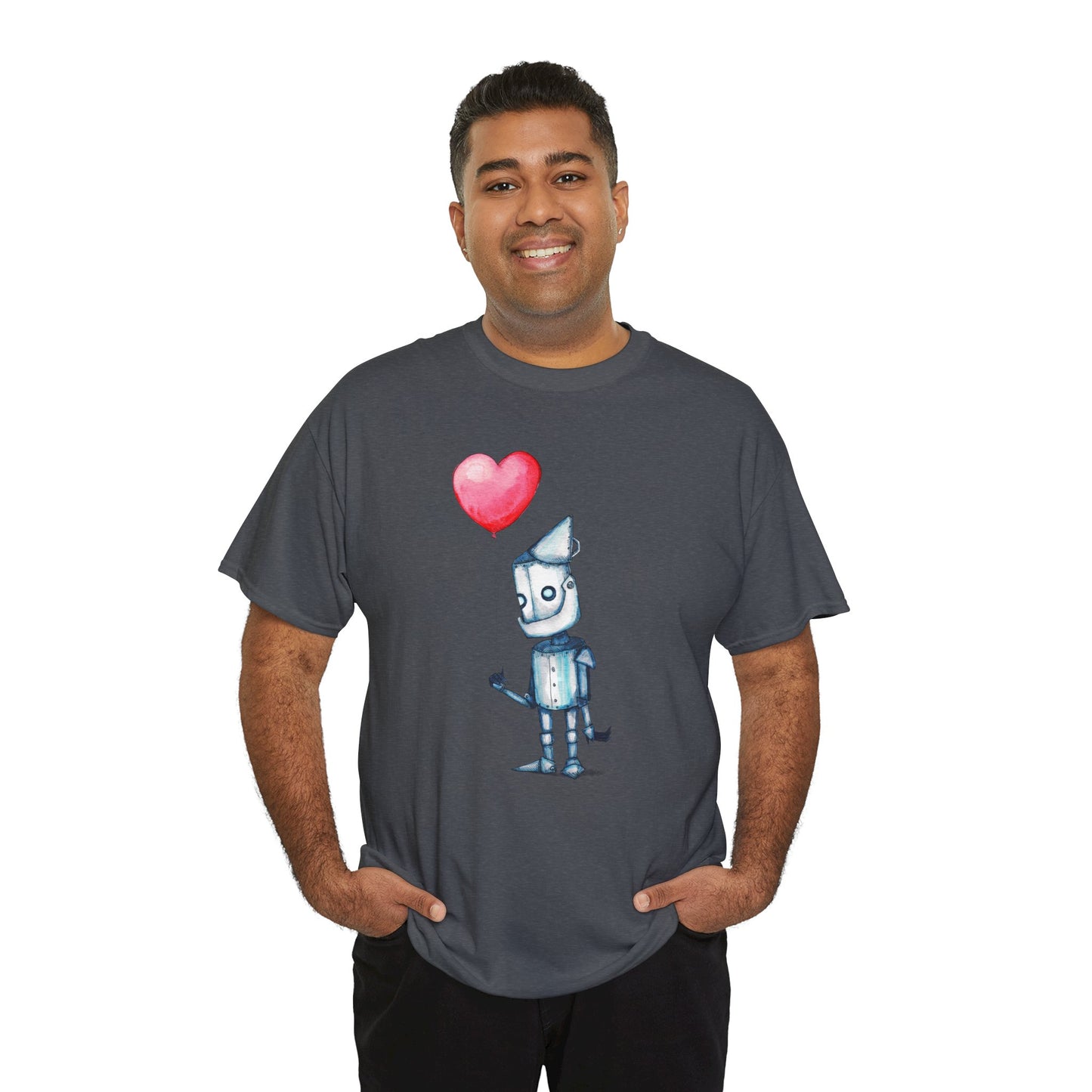 Tinman Gets A Heart Unisex Heavy Cotton Tee