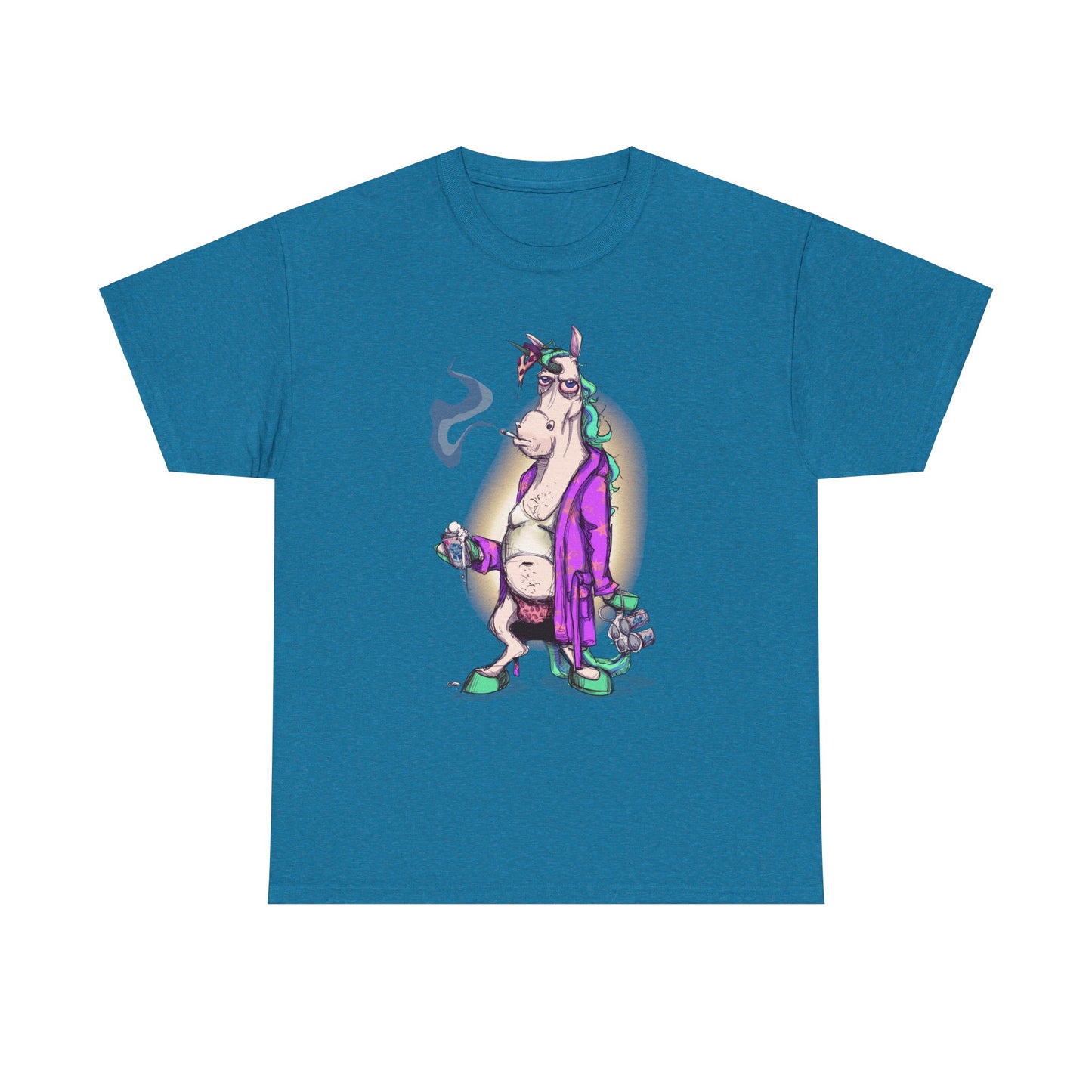 Dontgiveafuckacorn Unisex Heavy Cotton Tee