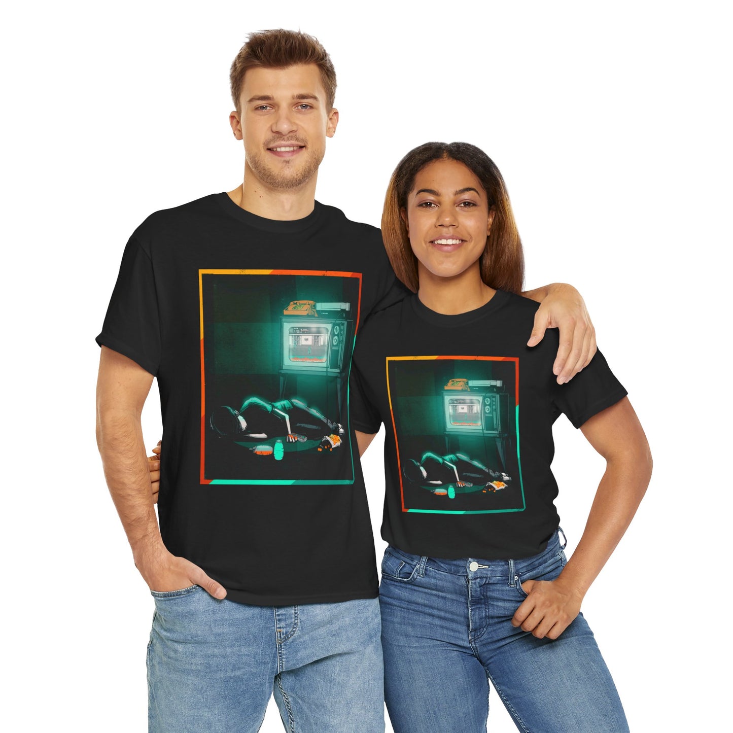 Long Night Unisex Heavy Cotton Tee