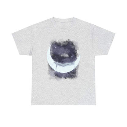 The Girl Who Loved The Moon Unisex Heavy Cotton Tee