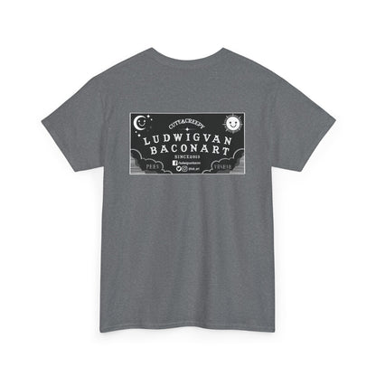 LVB Art Black & White Planchette Unisex Heavy Cotton Tee