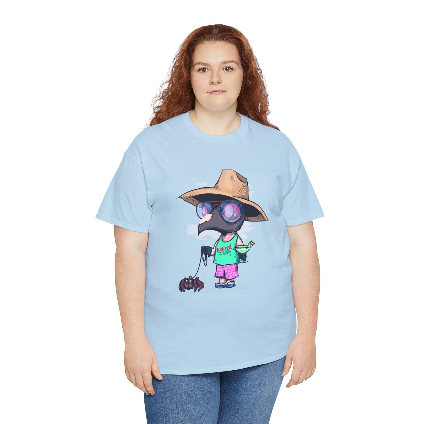 Plague Vacation Unisex Heavy Cotton Tee