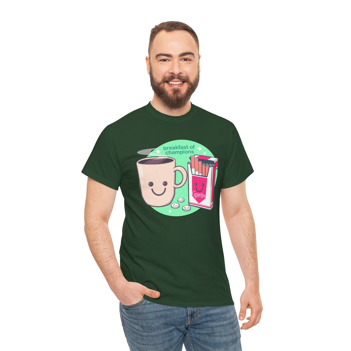 Breakfast of Champions Unisex Heavy Cotton Tee