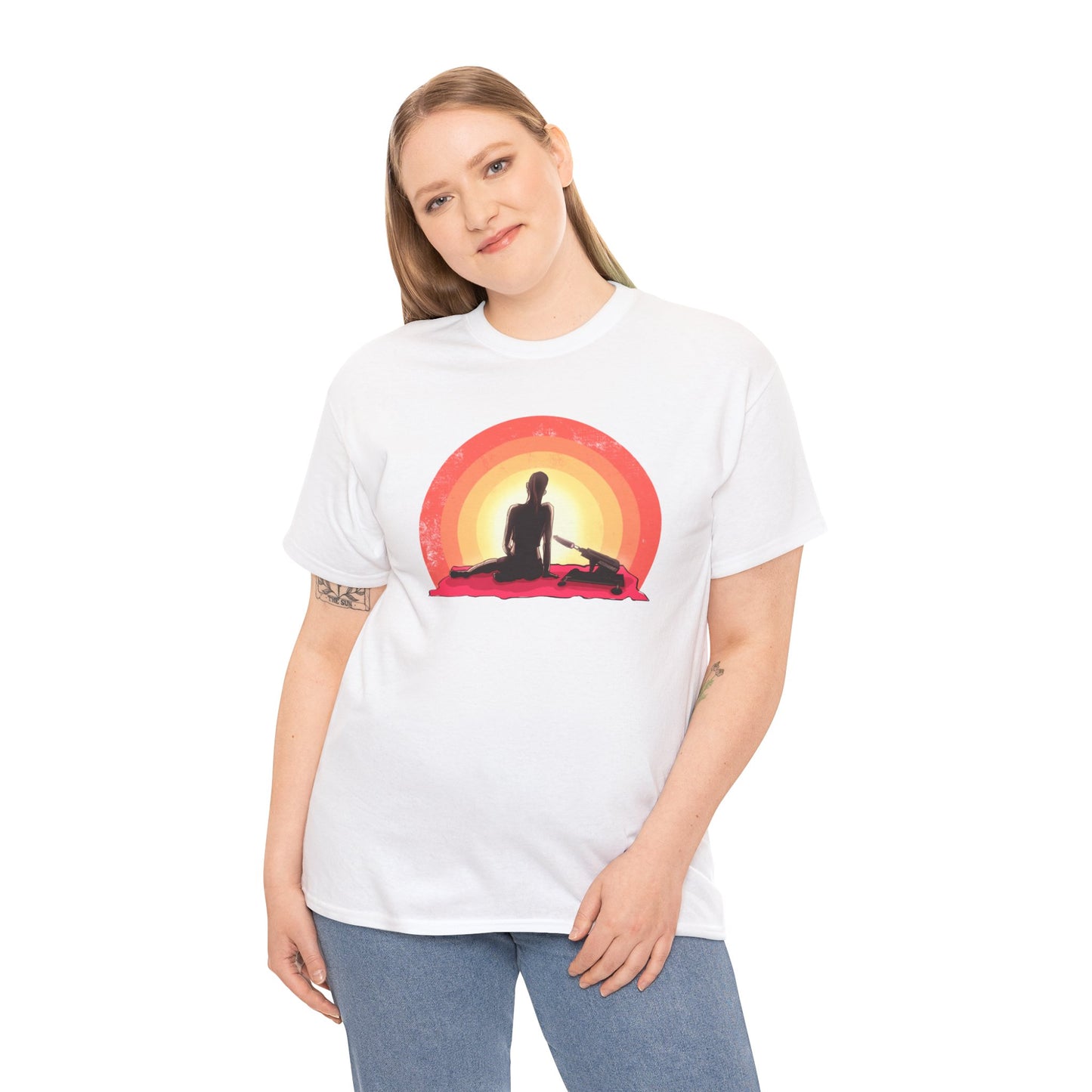 Sunset Unisex Heavy Cotton Tee