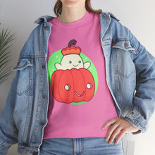 Pumpkin Ghost Unisex Heavy Cotton Tee