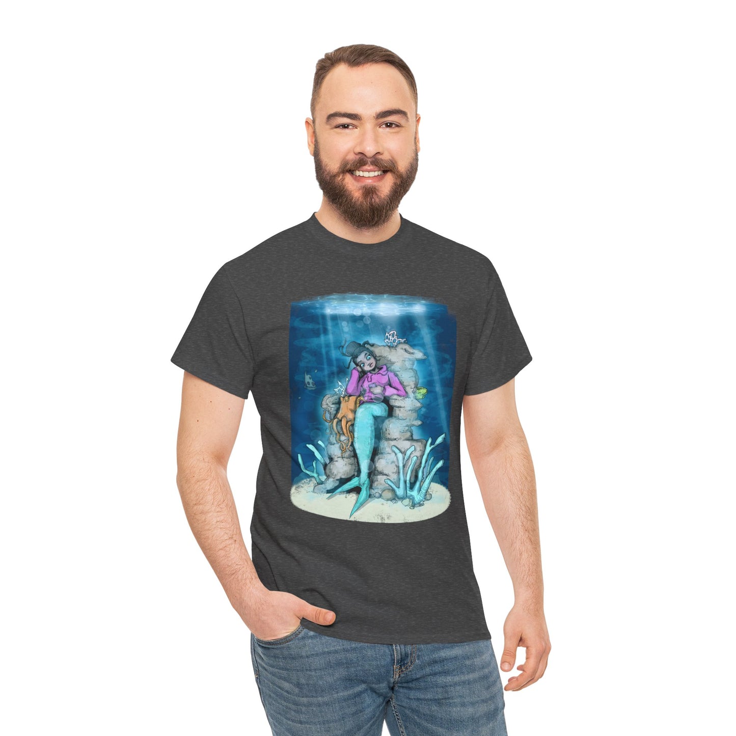 Mermaid Life Unisex Heavy Cotton Tee