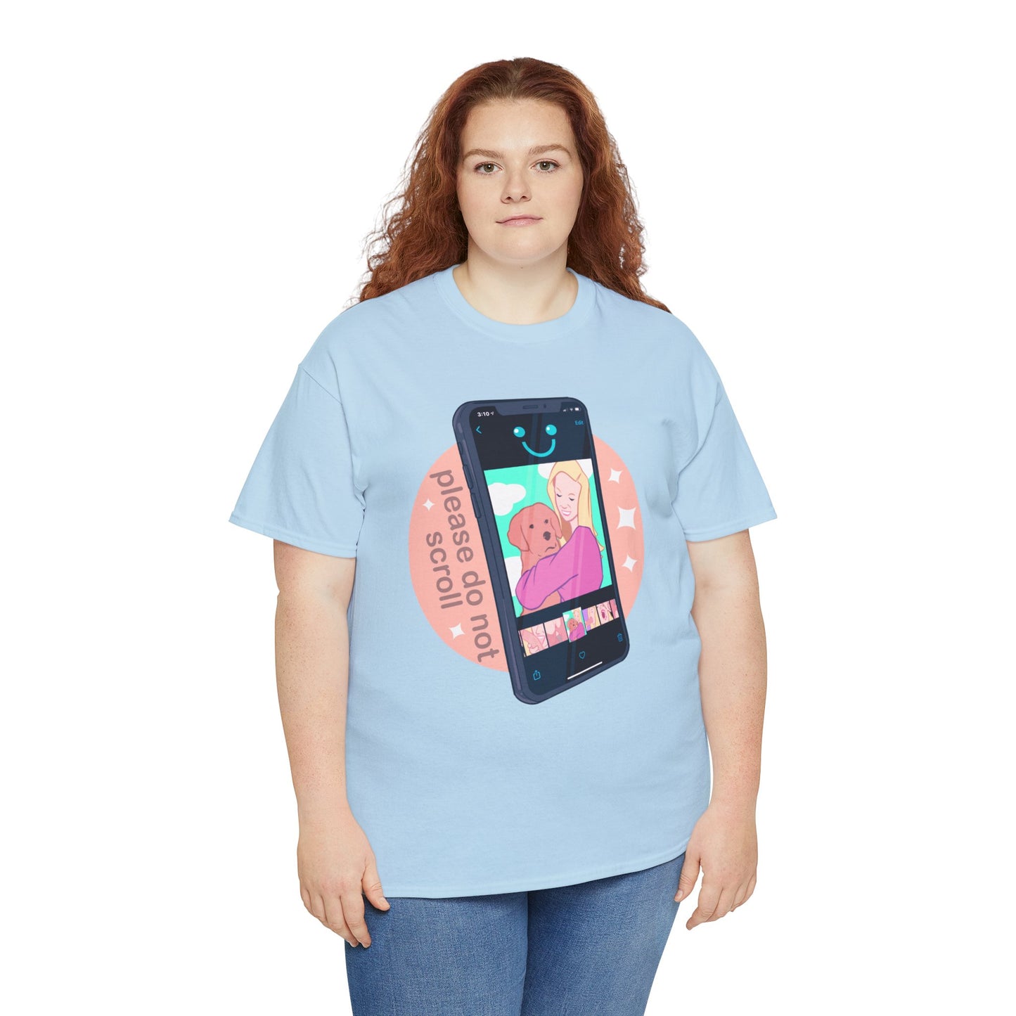 Don't Scroll Unisex Heavy Cotton Tee