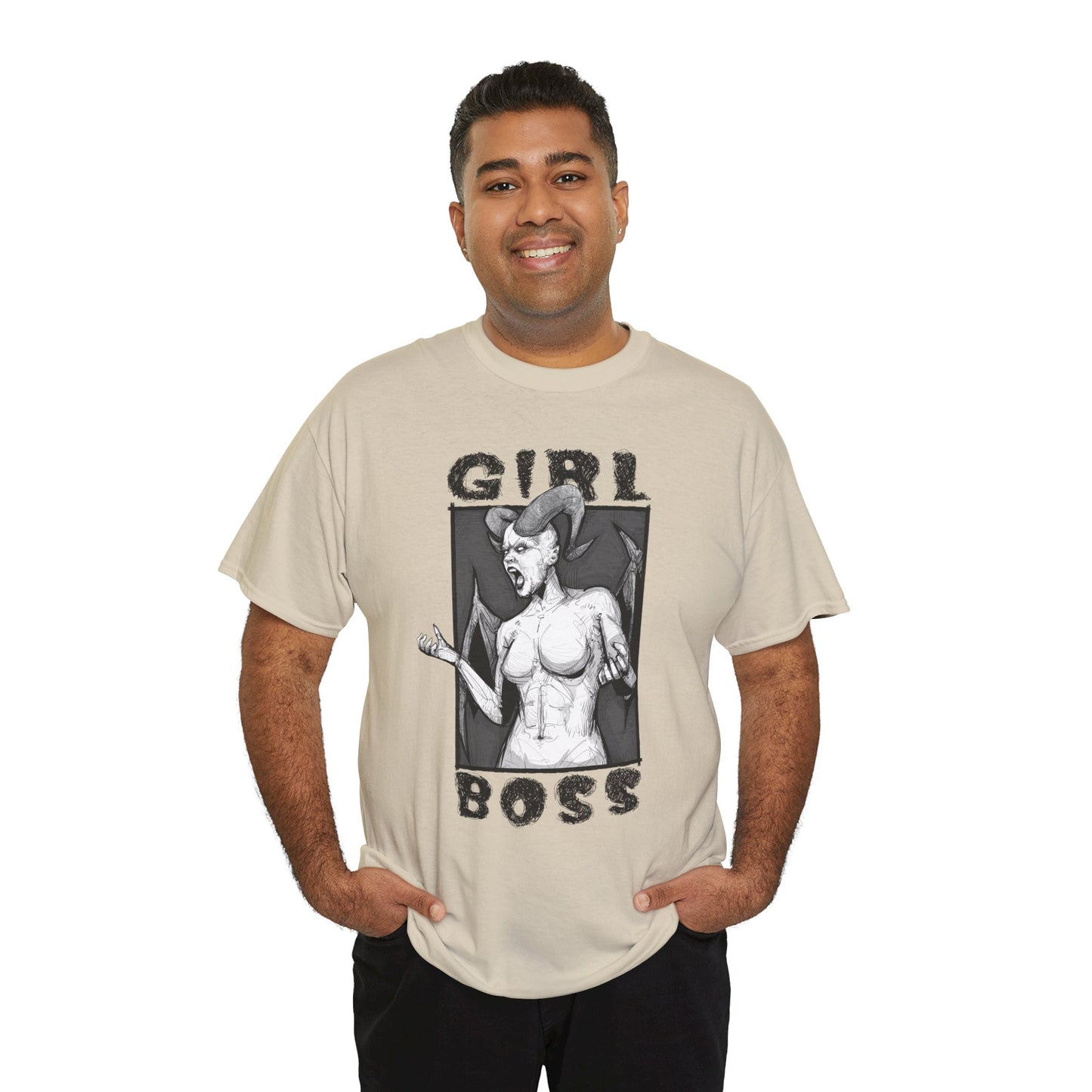 Girl Boss Unisex Heavy Cotton Tee