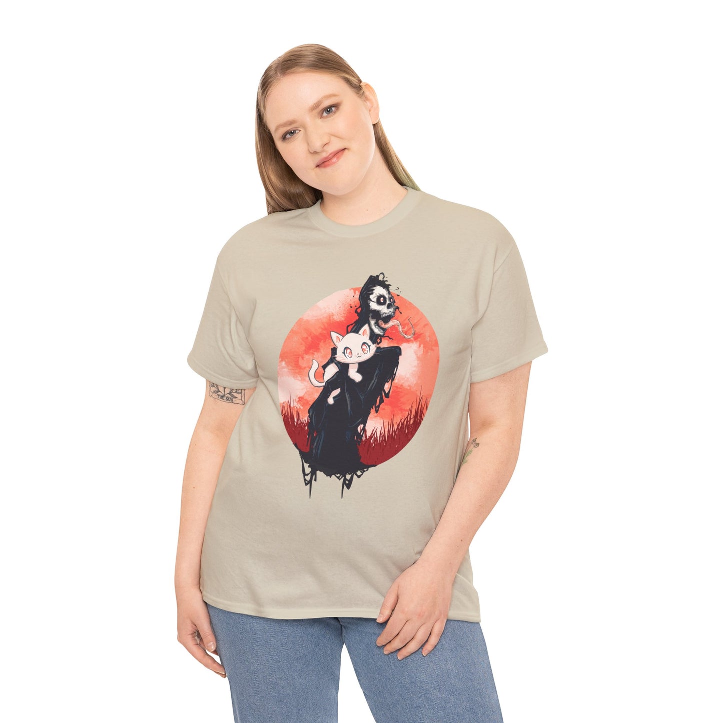 Cat Person Unisex Heavy Cotton Tee