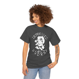 Depressed Bunny Unisex Heavy Cotton Tee