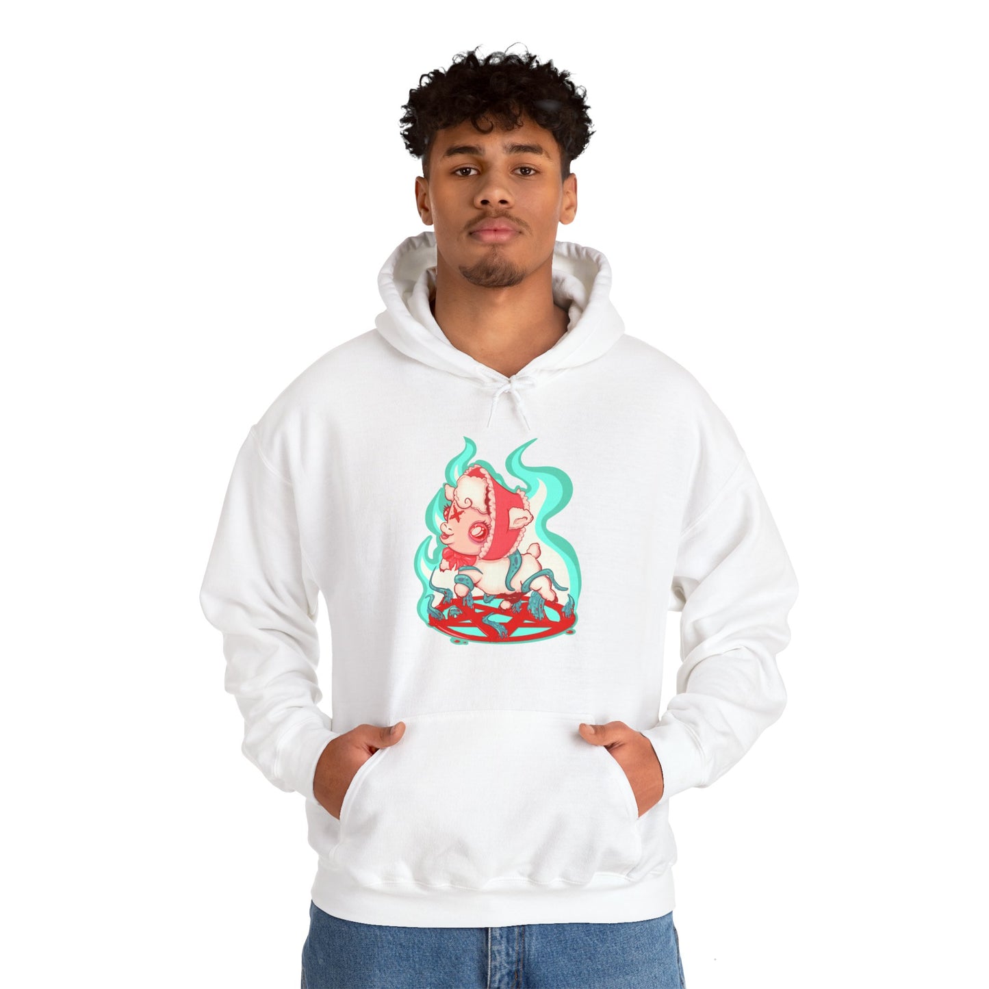 Sacrificial Lamb Unisex Heavy Blend Hooded Sweatshirt