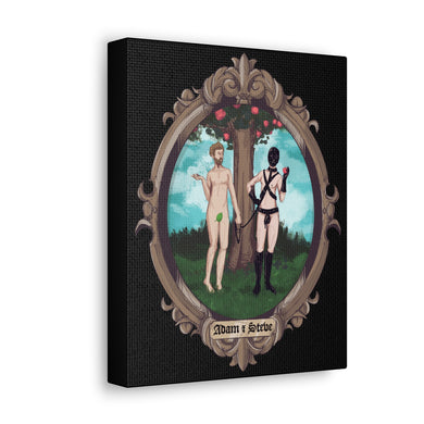 Adam & Steve Canvas Gallery Wrapped Art Print