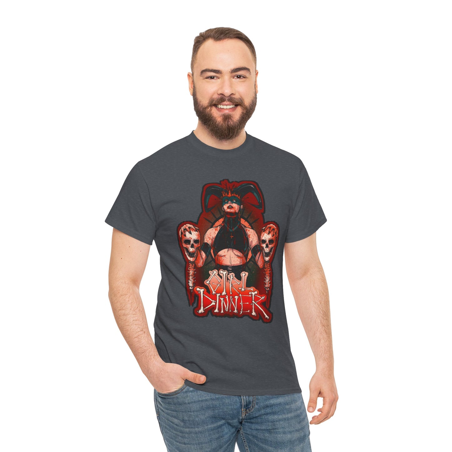 Girl Dinner Unisex Heavy Cotton Tee