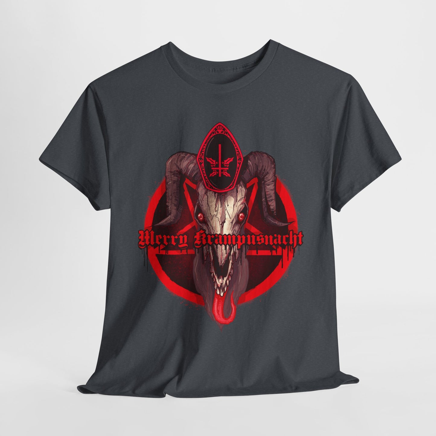 Merry Krampusnacht Unisex Heavy Cotton Tee