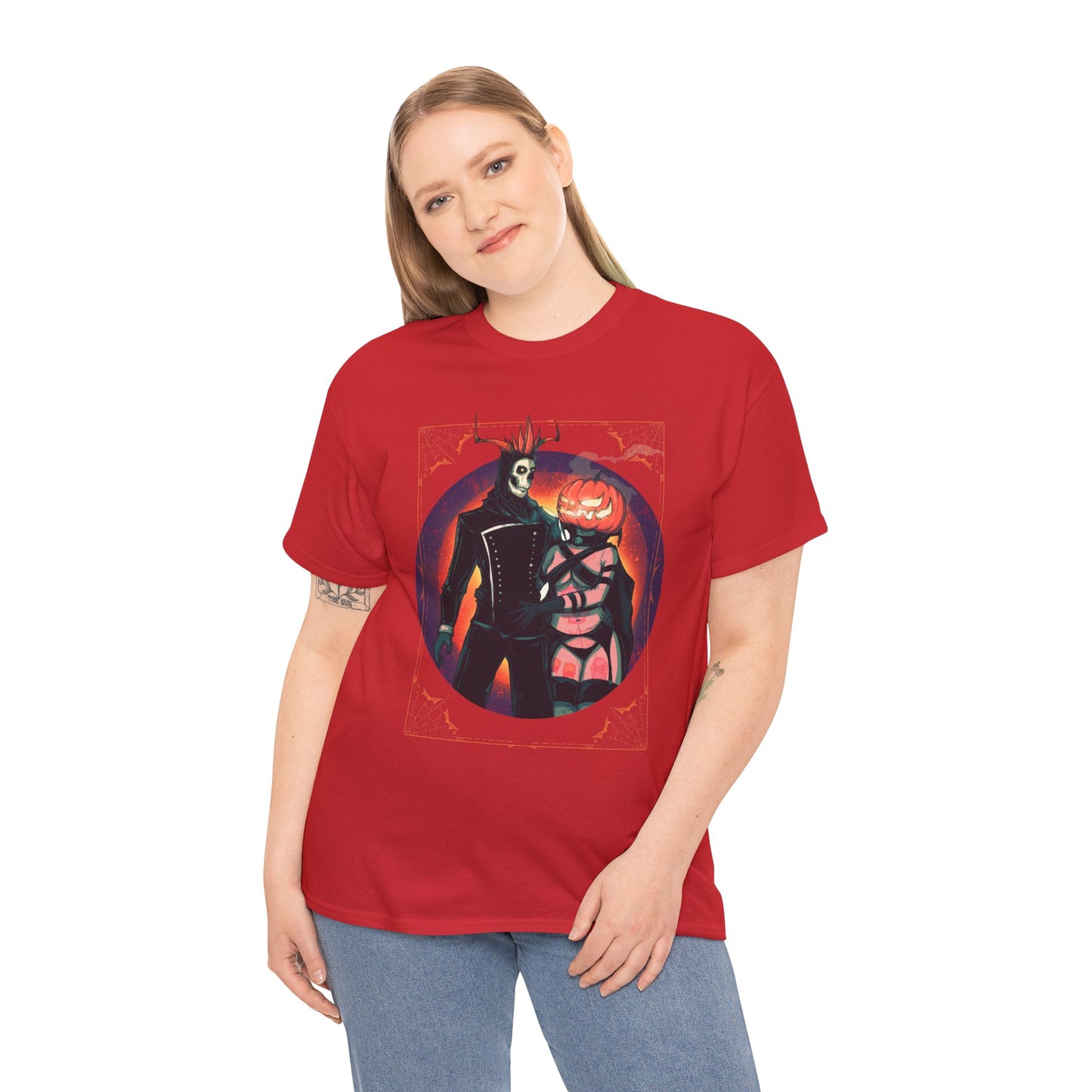 Pumpkin King & Queen Unisex Heavy Cotton Tee