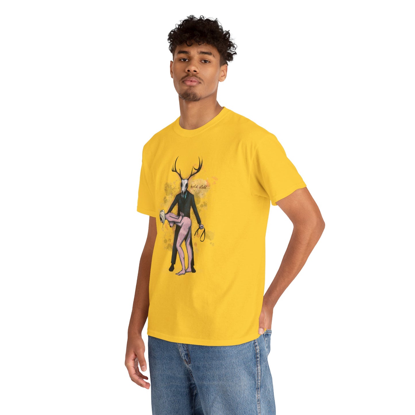 Deer Daddy Series 3: Hold Still Unisex Heavy Cotton Tee