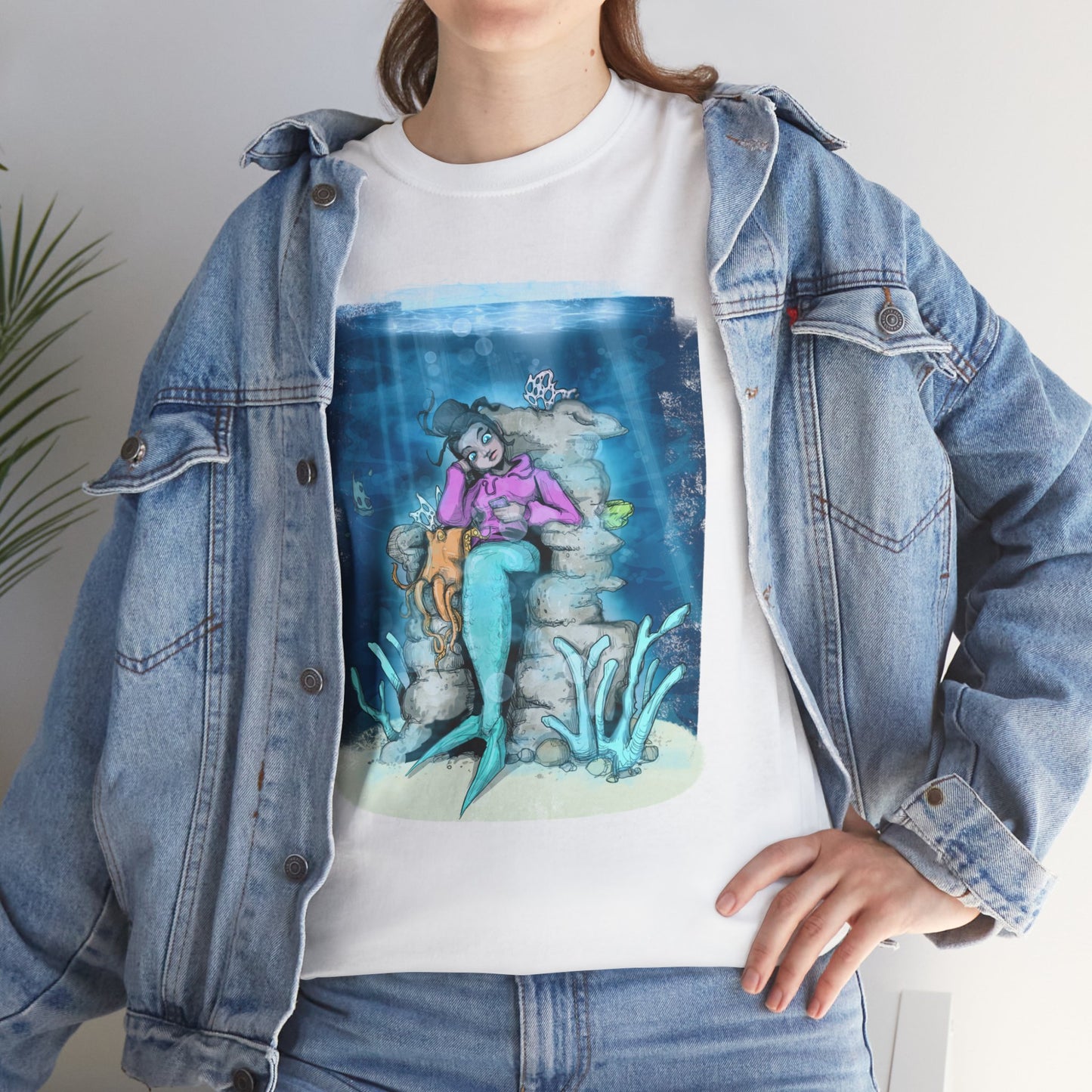 Mermaid Life Unisex Heavy Cotton Tee