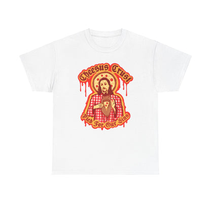 Cheesus Crust Unisex Heavy Cotton Tee