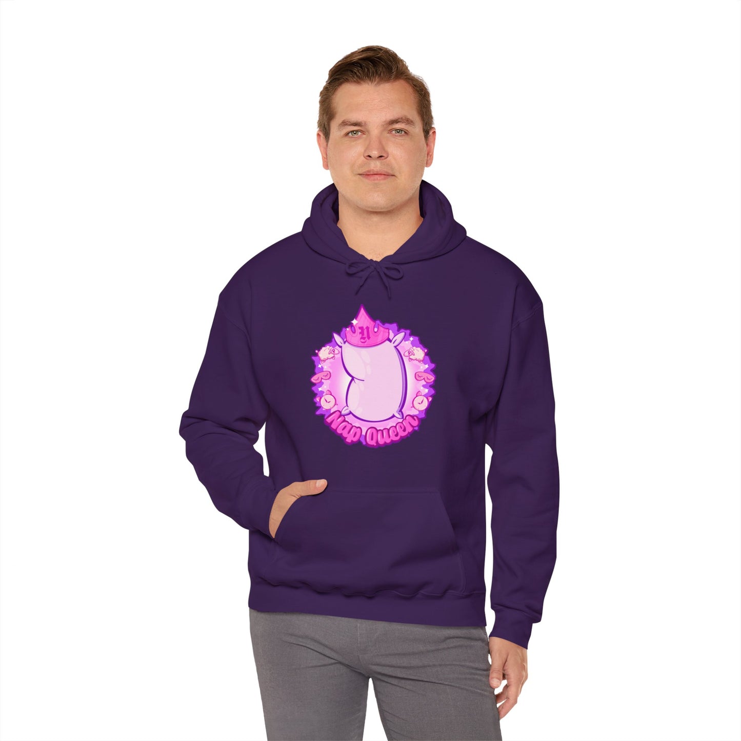 Nap Queen Unisex Heavy Blend Hooded Sweatshirt