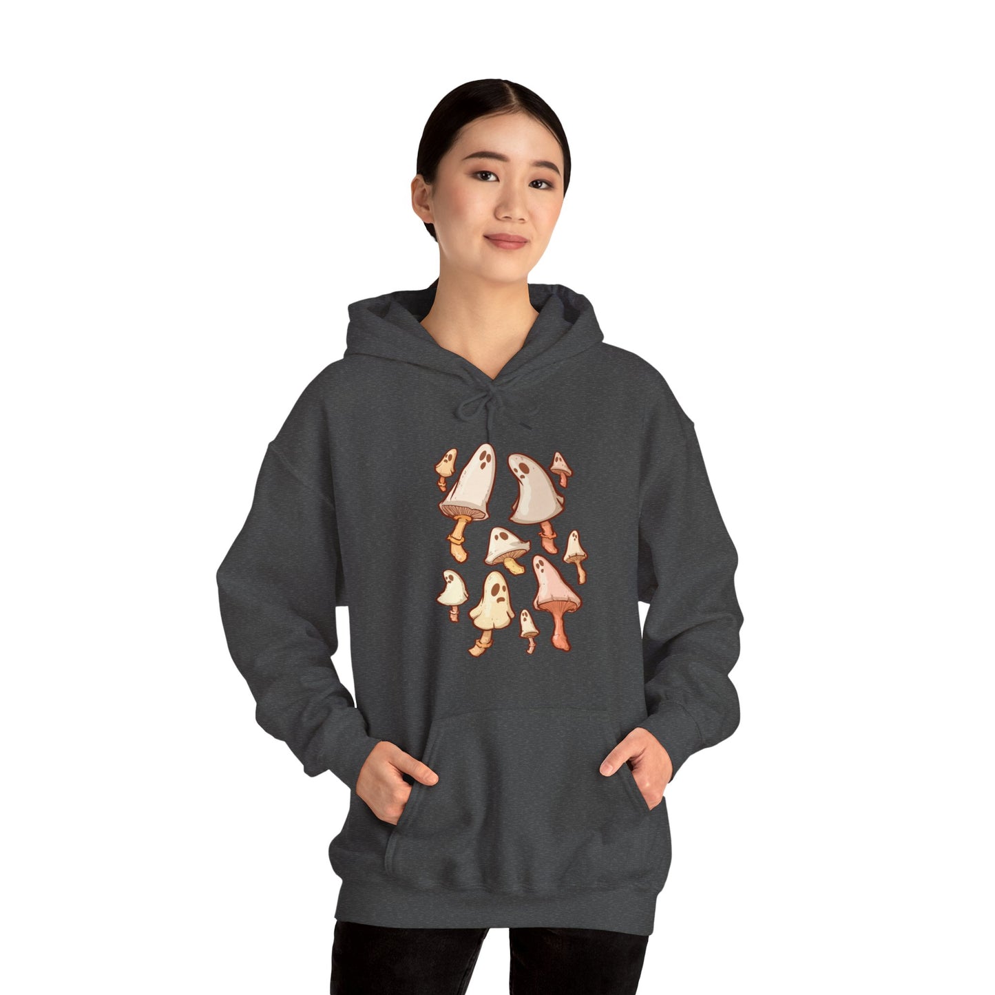 Spooky Mushrooms Unisex Heavy Blend Hooded Sweatshirt