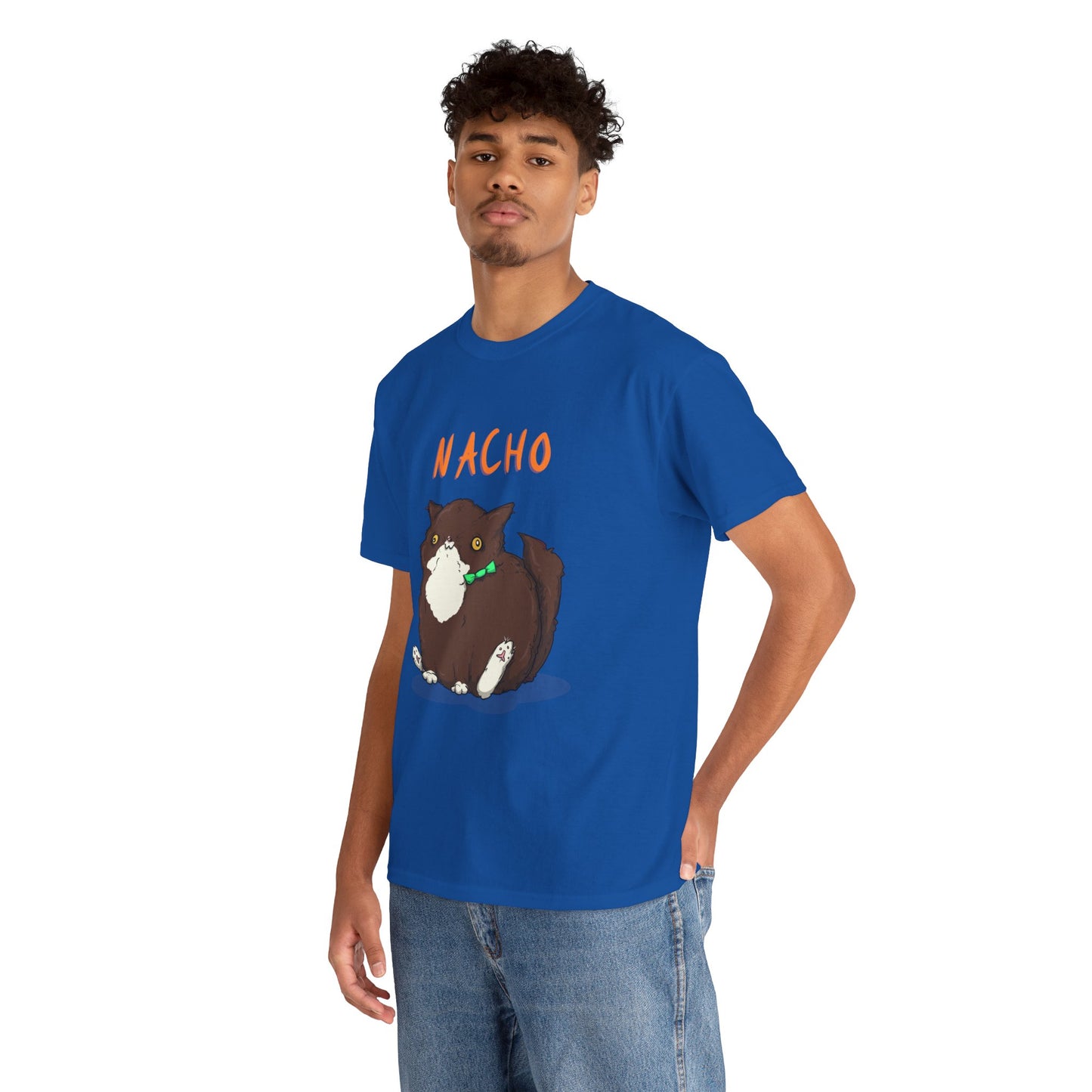 Nacho The Cat Unisex Heavy Cotton Tee