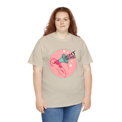 Right Here Unisex Heavy Cotton Tee