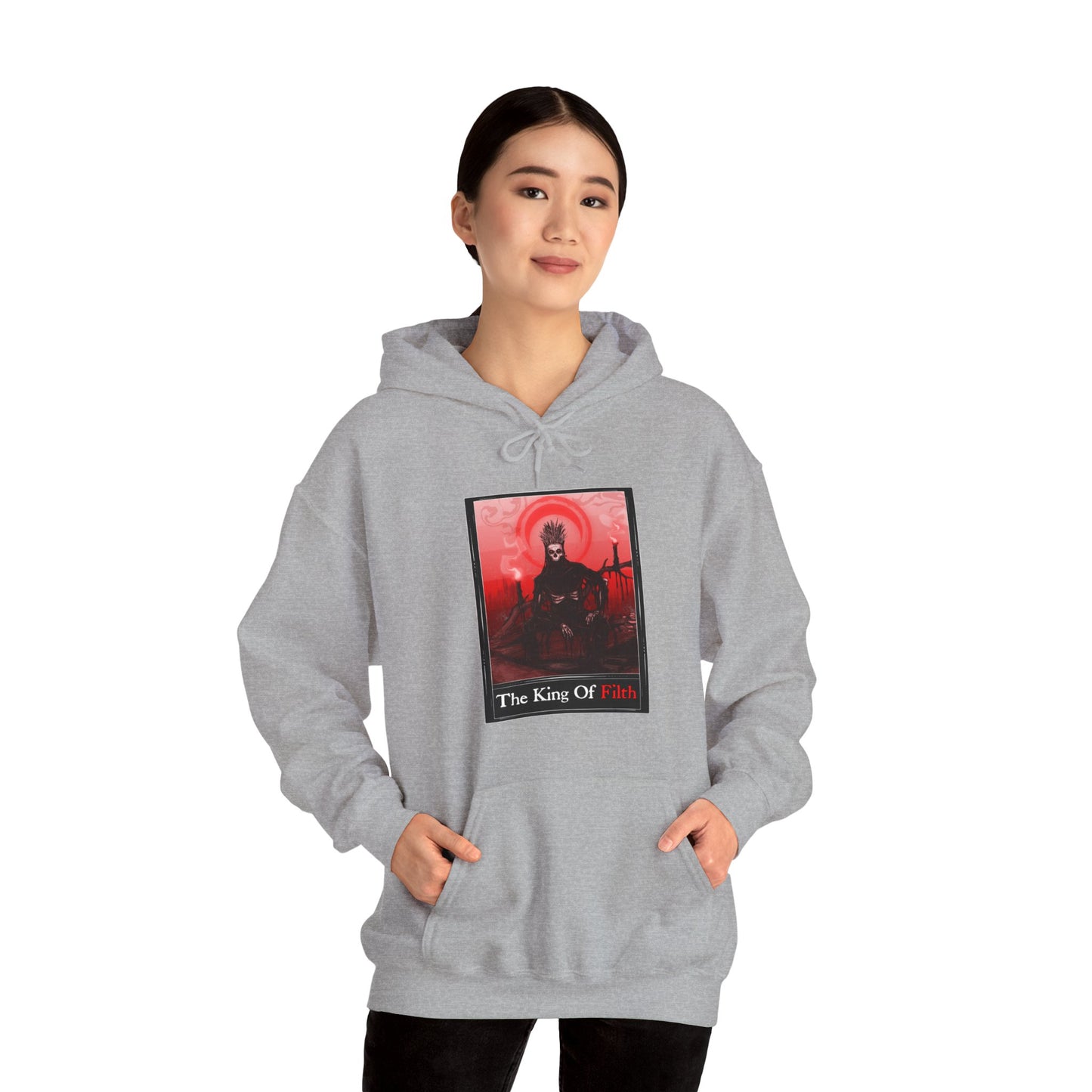 The King Of Filth Tarot Unisex Heavy Blend Hooded Sweatshirt