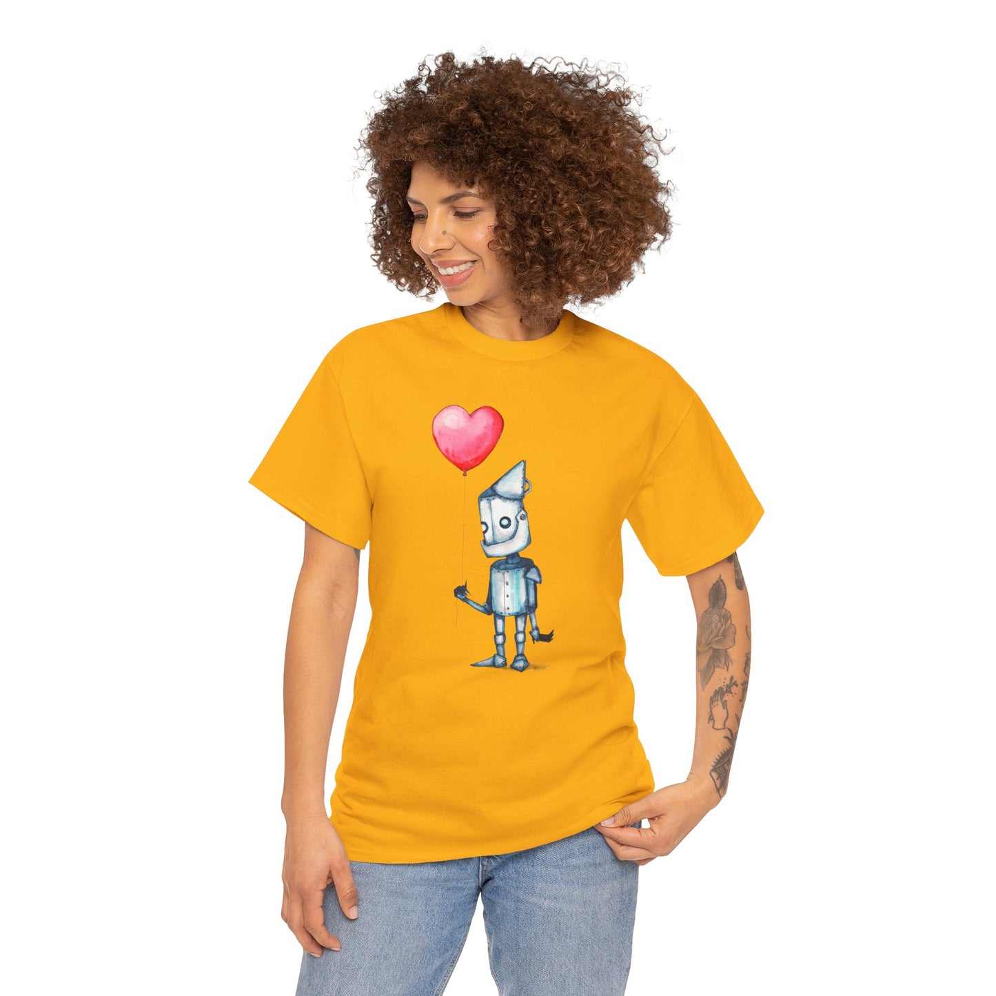 Tinman Gets A Heart Unisex Heavy Cotton Tee