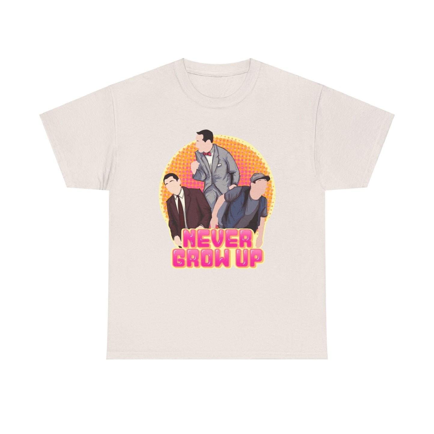 Never Grow Up Unisex Heavy Cotton Tee