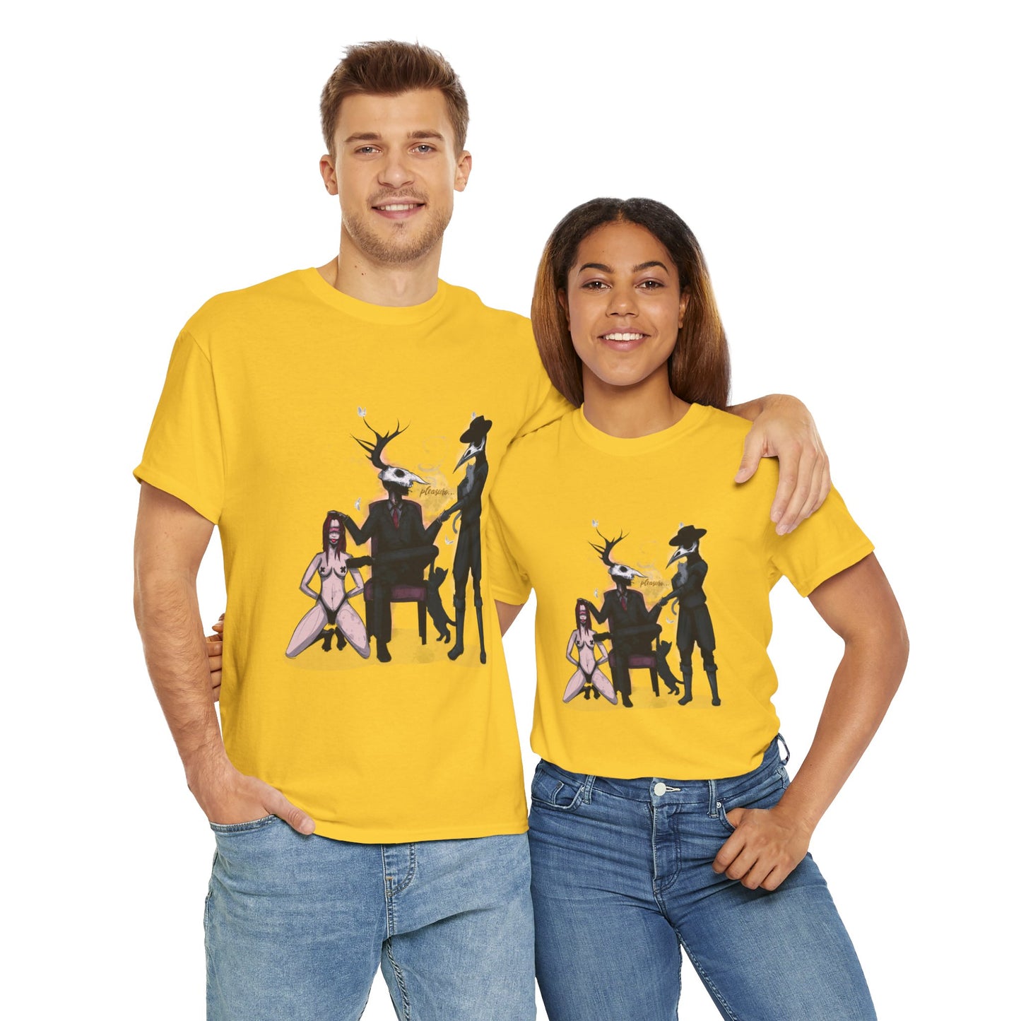 Deer Daddy / Nocturnal Unisex Heavy Cotton Tee