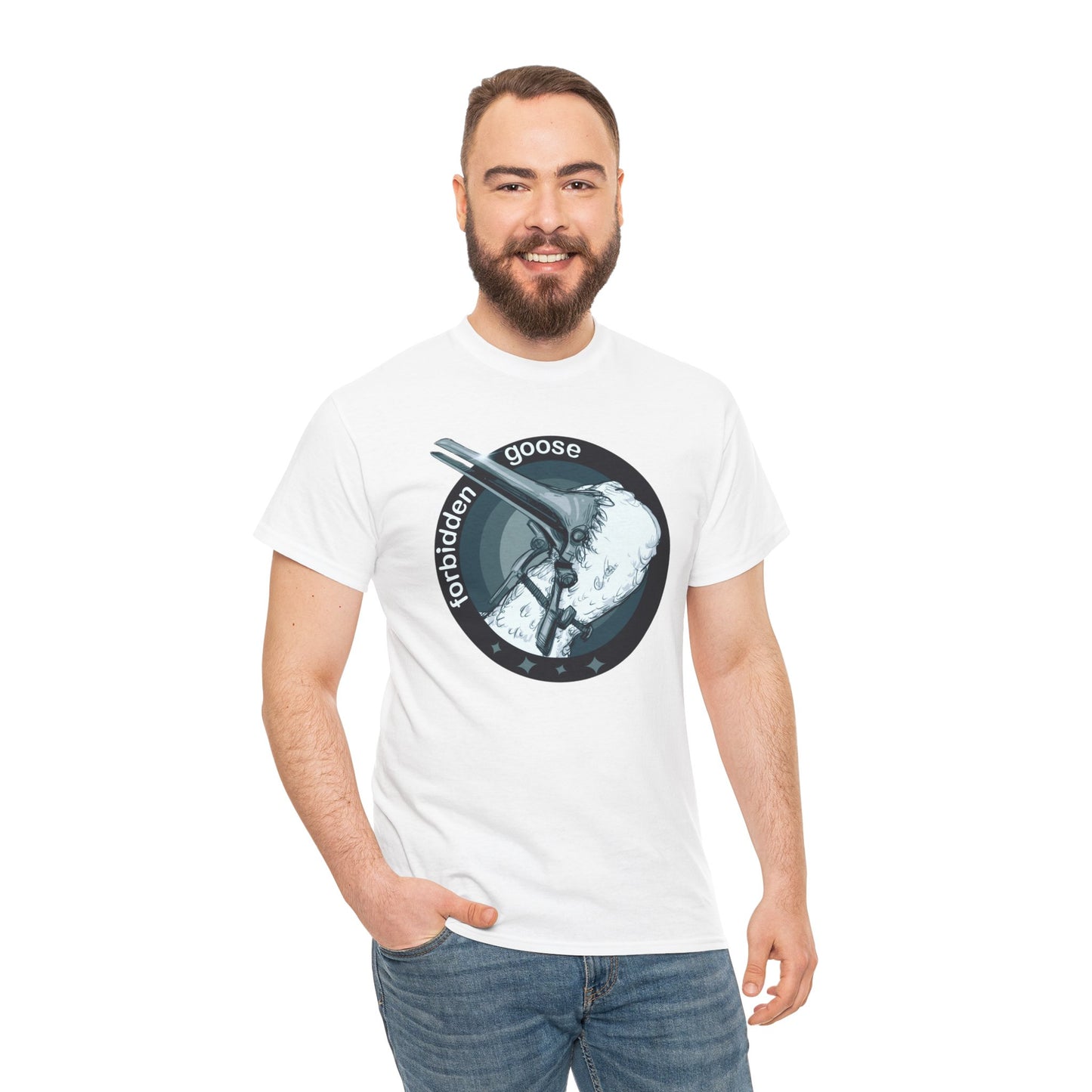 Forbidden Goose Unisex Heavy Cotton Tee