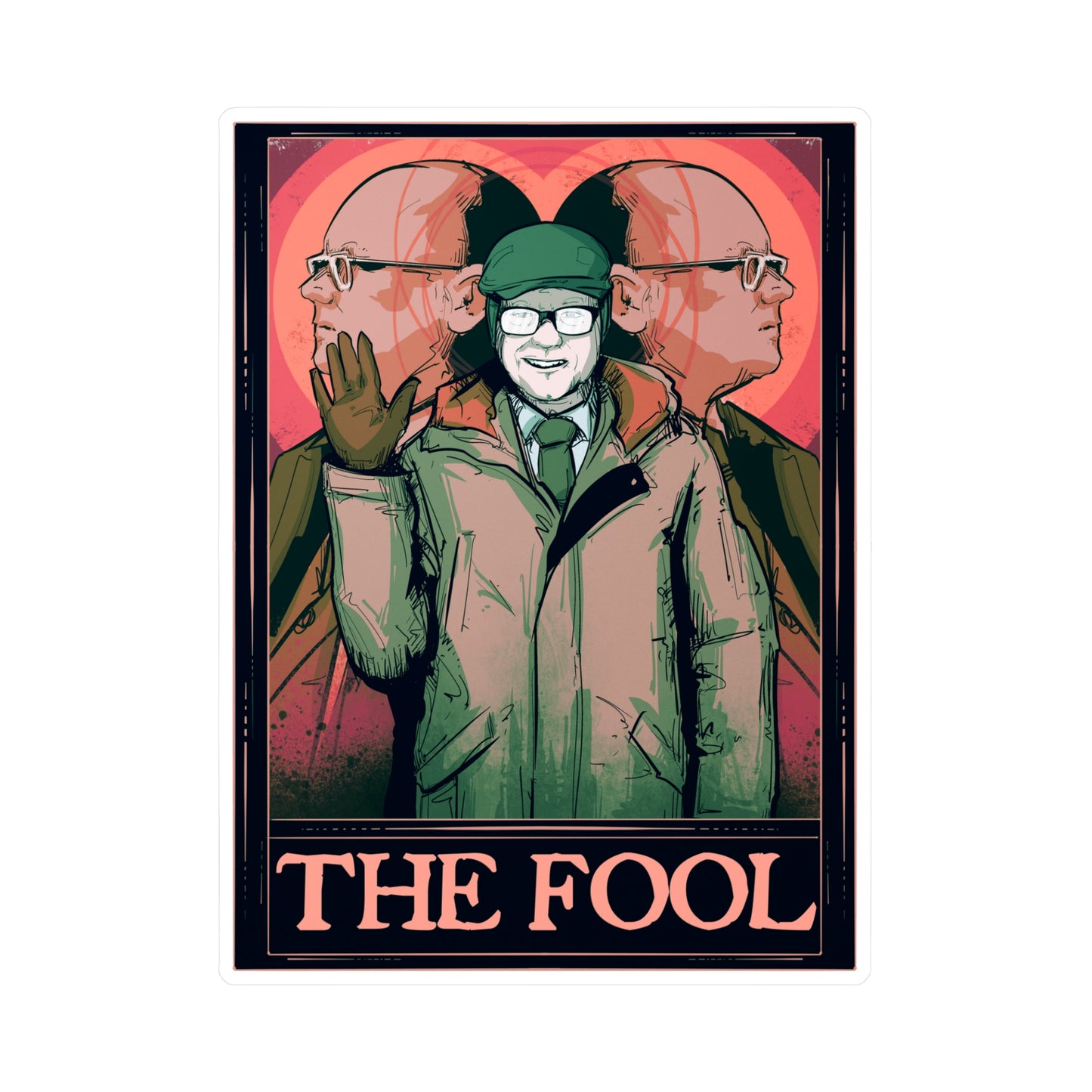 The Vampire Fool Kiss-Cut Vinyl Decal