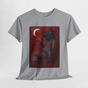 The Beast Tarot  (Front & Back Print) Unisex Heavy Cotton Tee