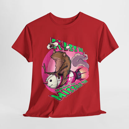 Kiss Me Under The Missile Toad Unisex Heavy Cotton Tee