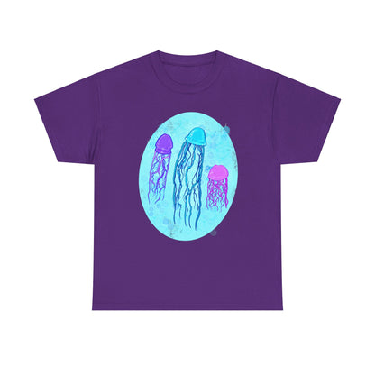 Jellyfish Varieties Unisex Heavy Cotton Tee