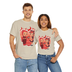 Love Is Hell Unisex Heavy Cotton Tee