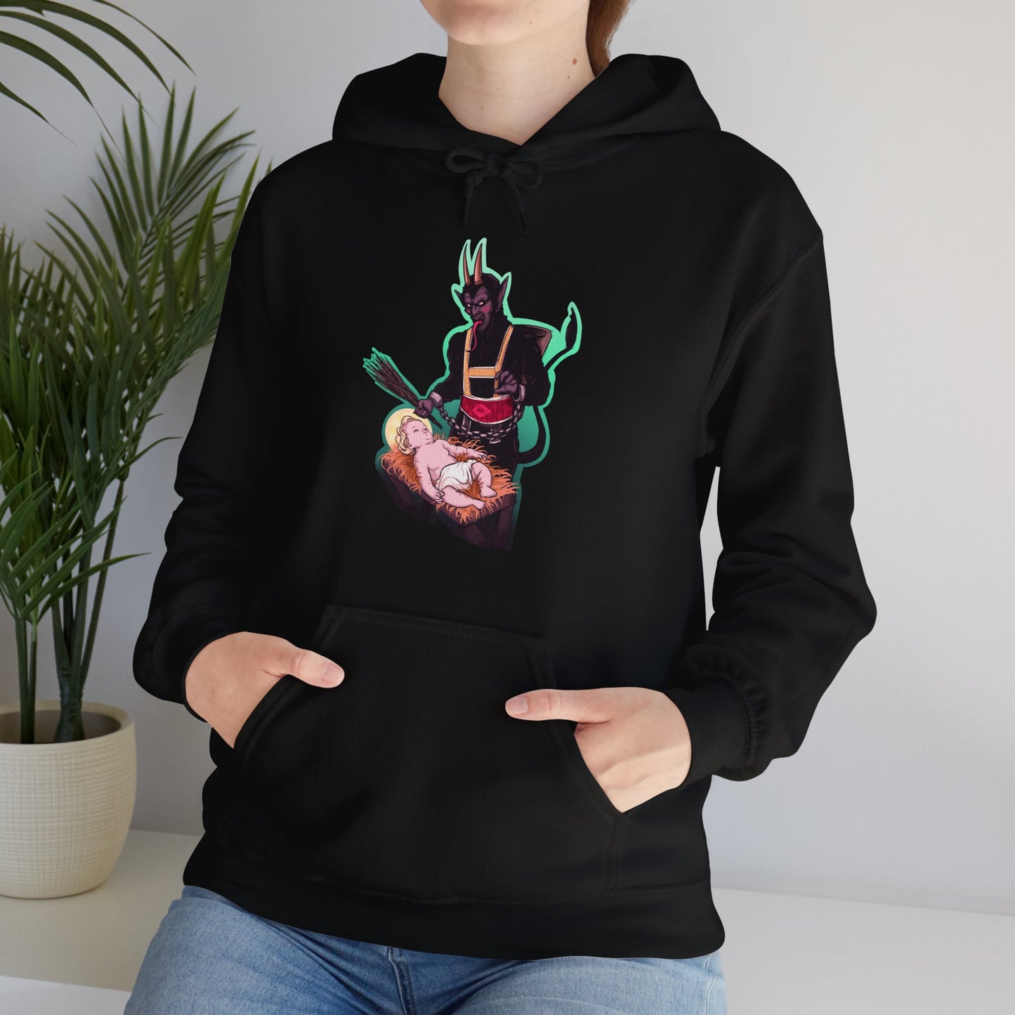 The First Krampus Unisex Heavy Blend Hooded Sweatshirt