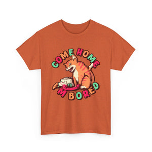 Bored Cat Unisex Heavy Cotton Tee