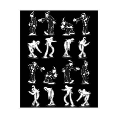 Spooky Two Step Kiss-Cut Vinyl Decal