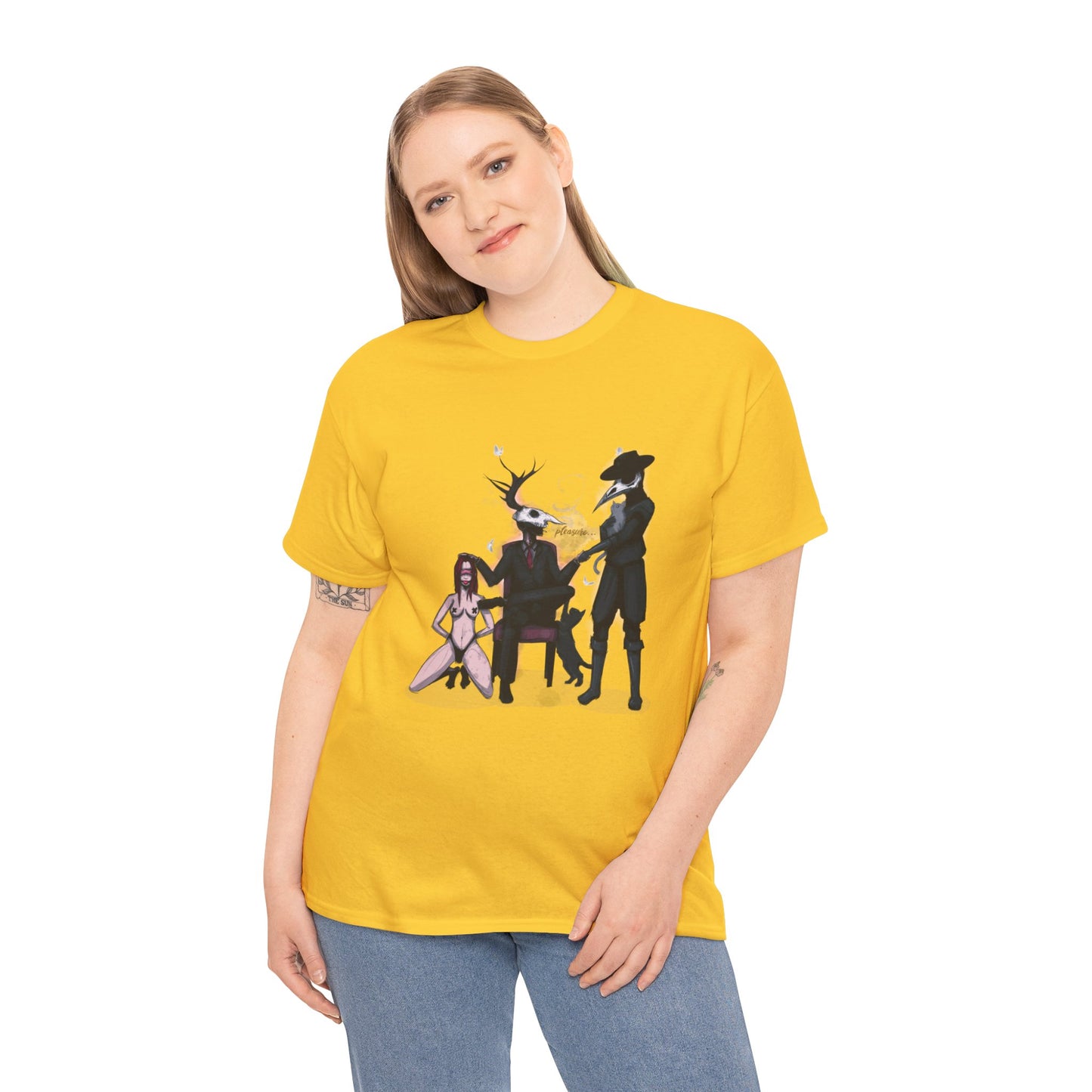 Deer Daddy / Nocturnal Unisex Heavy Cotton Tee