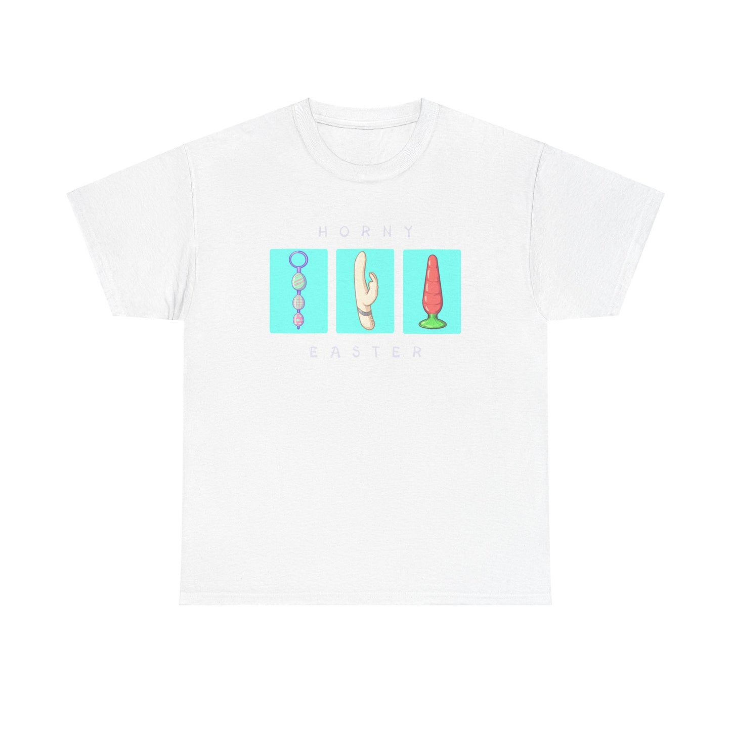 Horny Easter Unisex Heavy Cotton Tee