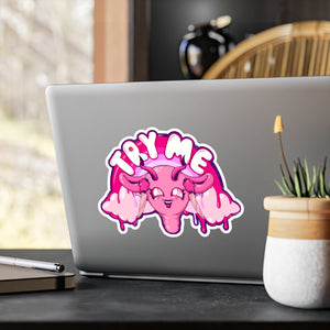 Try Me Uterus Kiss-Cut Vinyl Decal